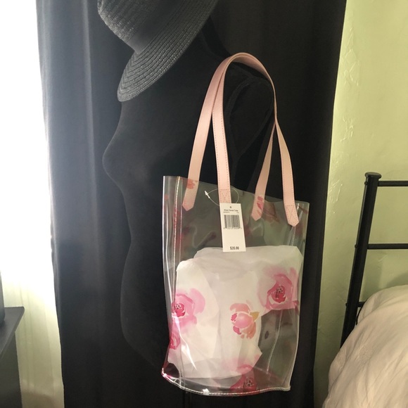 macys clear tote bags